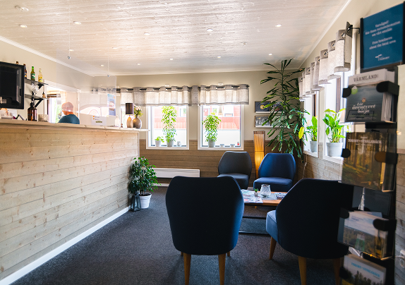 Hotell i Torsby – reception på Valbergsängen